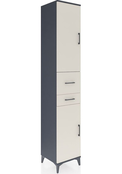 Hyperion Dolap 4 Raflı 2 Çekmeceli 2 Kapaklı 44x44x243 Antras... Antrasit Hyperion Dolap 4 Raflı 2 Çekmeceli 2 Kapaklı 44x44x243 Antras... Antrasit