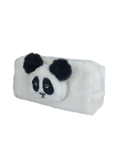 Yumuşak Peluş Kalemlik Beyaz