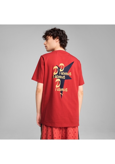 Puma Road To Unıty Erkek Grafik Tişört 629617 15 KIrmızı Kırmızı