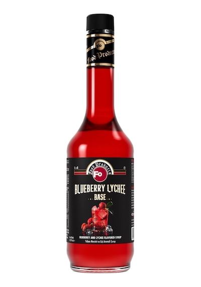 Yaban Mersini Ve Liçi Aromalı Baz Şurup 700 Ml
