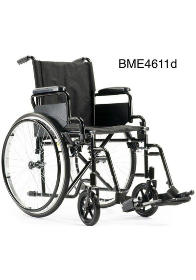 Life Net Medikal Tekerlekli Sandalye Manuel Katlanabilir Siyah Bme4611d