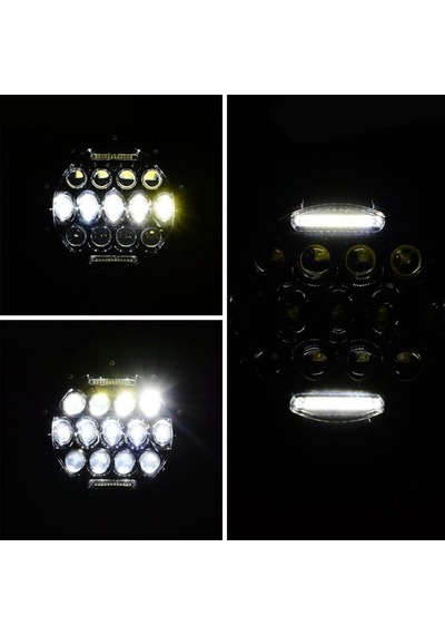 Knmaster Kübel Drl Motosiklet / Off Road / Otomobil Led Farı Takı N11.7739