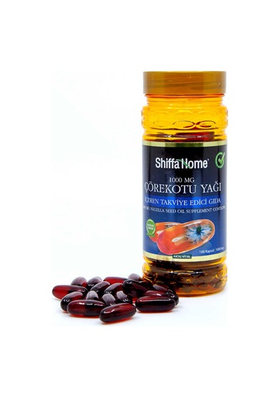 Shiffa Home Çörekotu Yağı Kapsül 1000 Mg 100 Softgel