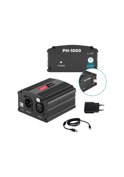 Midex MX-2020 Set Phantom Power Condenser Stüdyo Mikrofon Kayıt Paketi