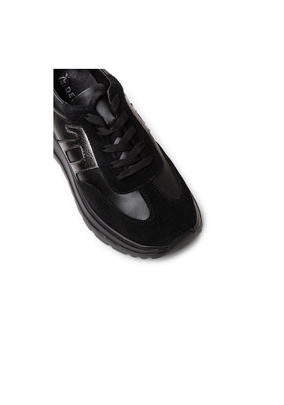 Deery Kadın Siyah Hakiki Deri Sneaker Ayakkabı - M0510zsyhe01 Siyah