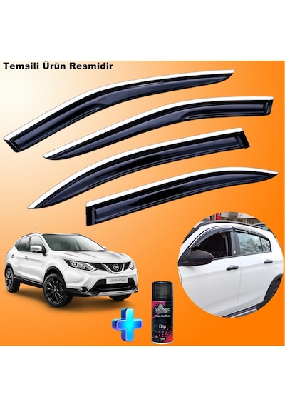 Nissan Qashqai Mügen Cam Rüzgarlığı Abs Nikelajlı Cam Rüzgarlığı 2014-2020 4 Lü + Ebrayn 150 Ml Koku