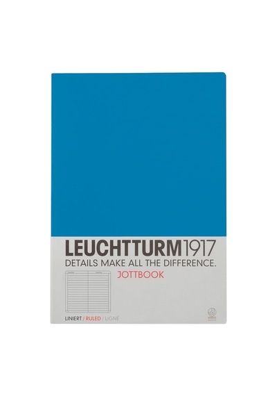Leuchtturm1917 Jottbook Master Yumuşak Kapak A4 Çizgili Defter Azure Blue 350469