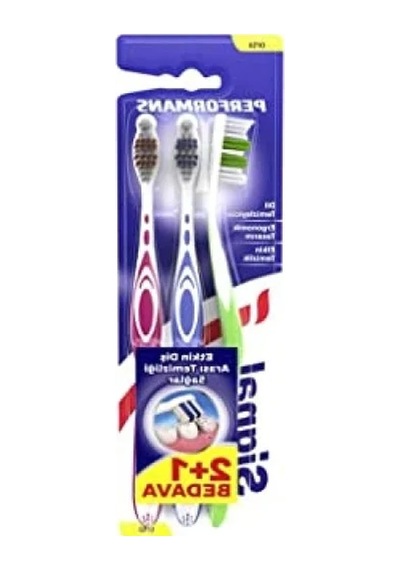 Orta Sertlikte Diş Fırçası, 2+1 Set