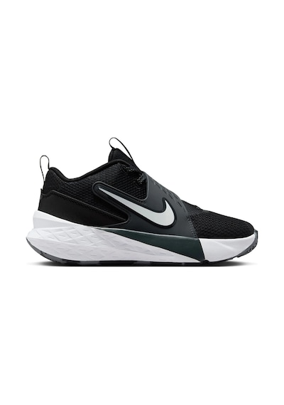 Nike Team Hustle D 12 Garson Spor Ayakkabı Siyah Beyaz