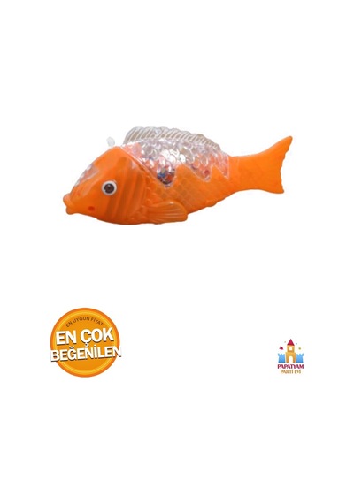 Işıklı Müzikli Balık Oyuncak - Eğlenceli Pilli Oyuncak Balık