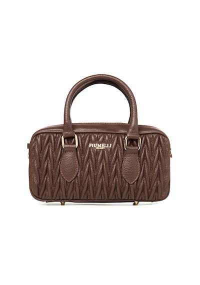 D223 Chocolate Portföy Çantası Kadın Cecıle Piumelli Milano Bag D223 Chocolate