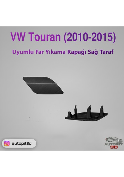 Vw Touran 2010-2015 Uyumlu Sağ Far Yıkama Kapağı