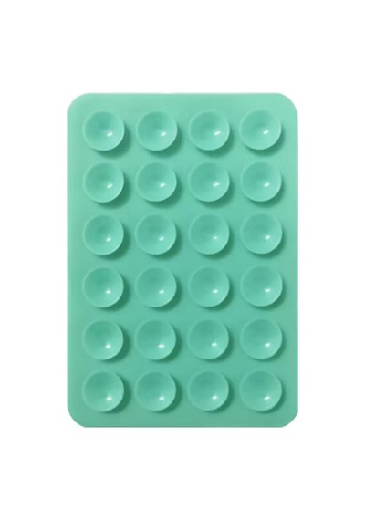 Lexroo Kare Öpücüklü Çift Taraflı Silikon Tutucu 5,50cm X 8cm - Turkuaz