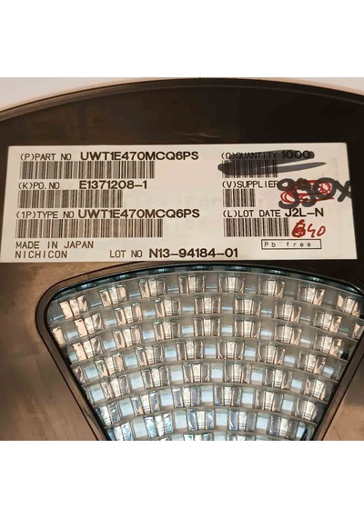 Uwt1e470mcq6ps 47mf 25v 8x7 Smd Kondansatör 150 Adet