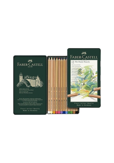 Faber Castell Pitt Pastel Boya Kalemi 12 Renk