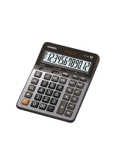 Casio Hesap Makinesi Masaüstü 12 Hane Gx-120b Çok Renkli