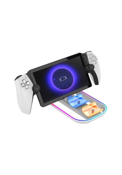 Ps5 Dualsense - Ps Portal 3 İn 1 Şarj Standı Rgb Işıklı Pg-p5p03