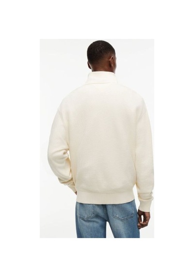 Tommy Hilfiger Ekru Logolu Erkek Sweatshırt-16266