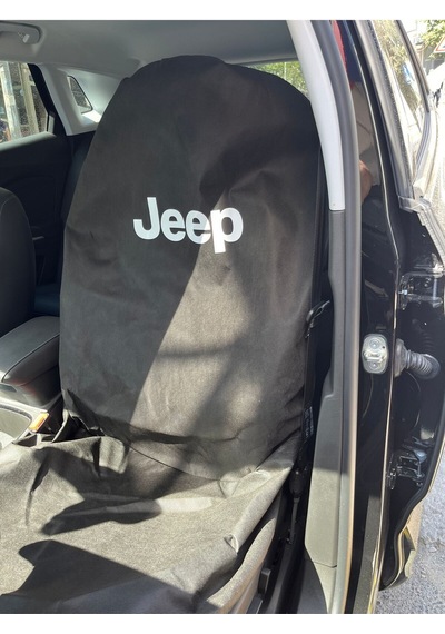 Oto Koltuk Kılıfı Servis Koruma Kılıf 2 Adet Baskılı Jeep