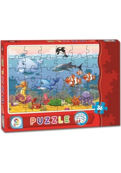 Laço Kids Denizaltı 36 Parça Kutu Puzzle Lc7140