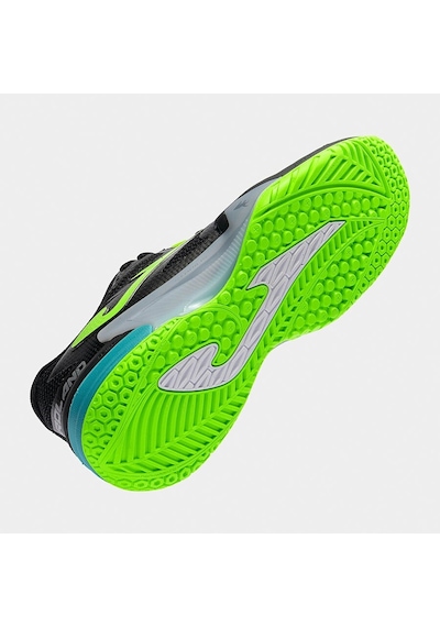 Joma Trols2601ac Roland Sert & Toprak Kort Erkek Tenis Ayakkabısı - Siyah/neon Yeşil