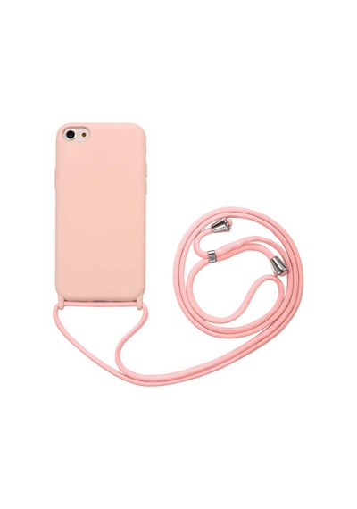 Apple Uyumlu iPhone Xs 5.8 Kılıf Zore Ropi Kapak Pembe Açık