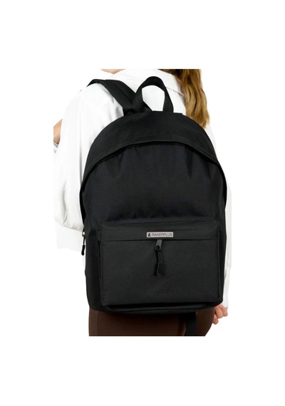 Rakerplus Siyah 42x29x14 Cm Unisex Klasik Sırt Okul Çantası Siyah