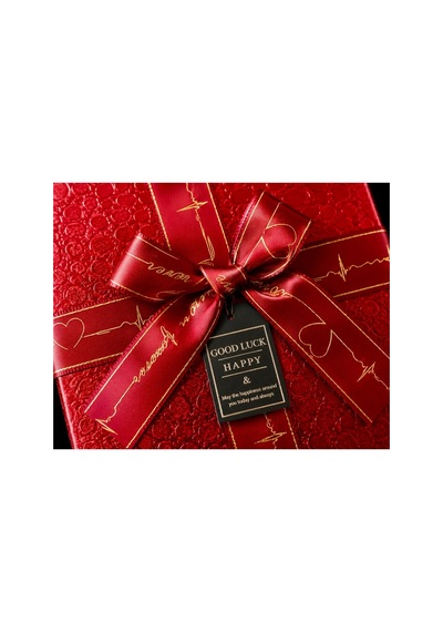 3 Lü Dikdörtgen Hediye Kutusu Seti Kırmızı Desenli Büyük Boy 16x23 Cm Orta Boy 14x21 Cm Küçük Boy 12x19 Cm Kapaklı Lüks Hediye Kutusu
