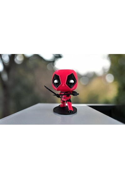 Funko Pop Marvel Deadpool Figür 10 Cm Koleksiyonluk Standlı Masaüstü Dekoratif Biblo Oda Dekoru