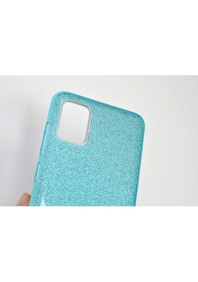Galaxy A51 Pariltili Simli Kalite Sert Silikon Kilif 408378630