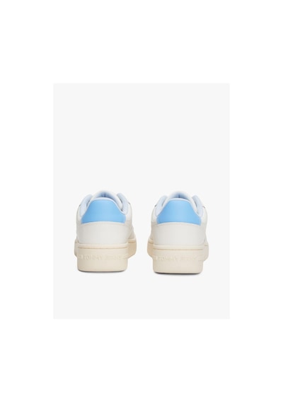Tommy Hilfiger Kadın Retro Deri Basketbol Ayakkabısı-6101 Sugarplum Blue
