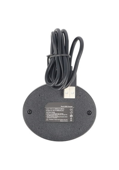Iki Fuji Np-W126 Pil İçin 2 Yönlü Usb Şarj Cihazı Şarj Adaptörü