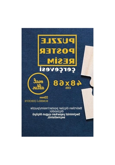 22'lik Pvc Resim Çerçevesi, Eskitme Altın Renk, 48x68 Cm