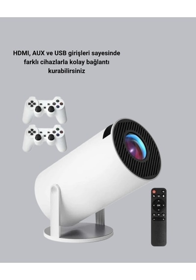 Bluetooth 5.0 Ve Wi-fi 6 Akıllı 4k Projeksiyon