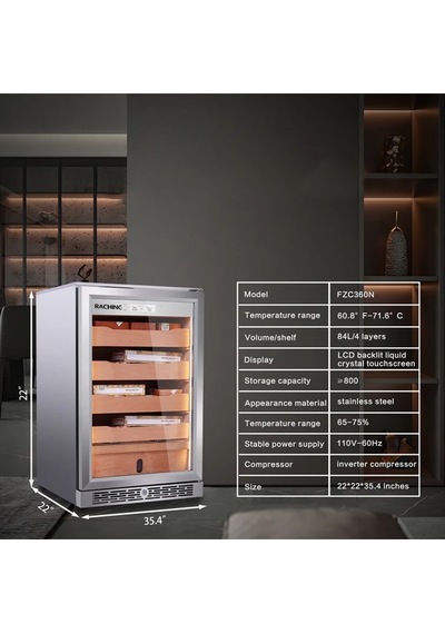 Raching Elektronik Puro Dolabı Silver Fzc360n - Rchng-32