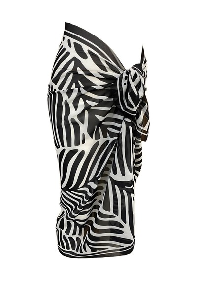 Tarzını Seç Pareo Zebra Desenli 150x95 Cm Çok Renkli