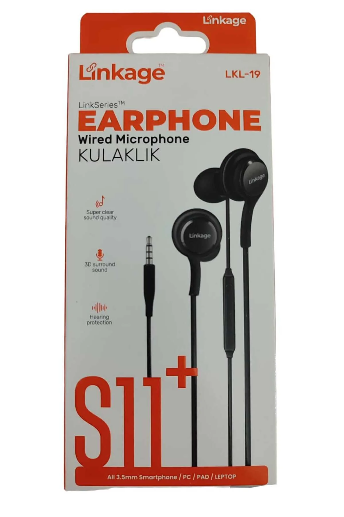 Lkl-19 3.5 Mm Universal Mikrofonlu Kulaklık