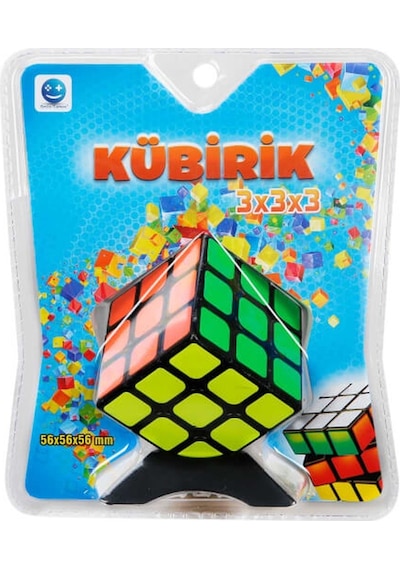 Smile Games Kübirik 3X3X3 Zeka Küpü Sabır Küp 3’Lü Standlı
