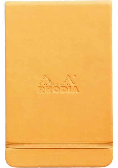 Rhodıa 90 140 Mm Çizgisiz Defter, Turuncu Sert Kapak + Çok Renkli