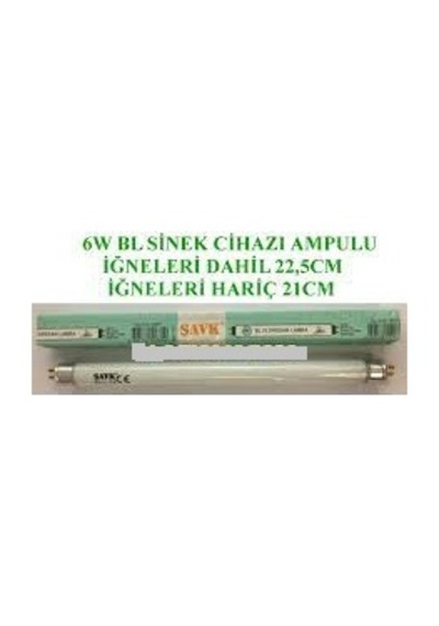 Sineklik Cihazı Ampulu T5 6Watt ( 22.5 CM Mavi ışık
