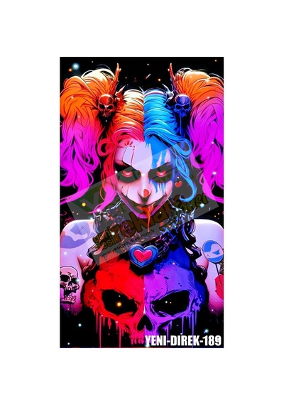 Araç Kapı Direk Kaplama Folyosu Joker Desenli Sağ Sol Takım 2 Adet - 22x50 Cm Görsel - 785710707