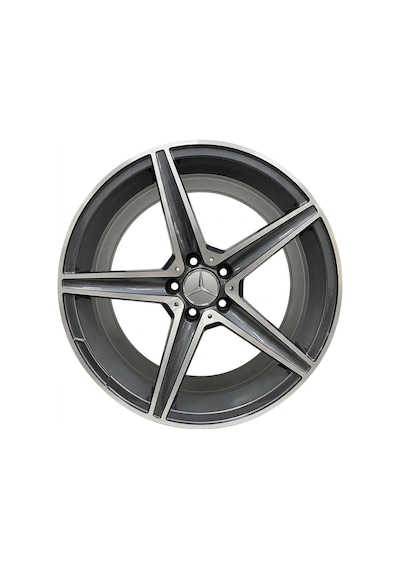 5x112x19 8.0/9.0 66.6 Et35/et40 Gun Metal Dıamond On Arka Set Fd 4 Adet