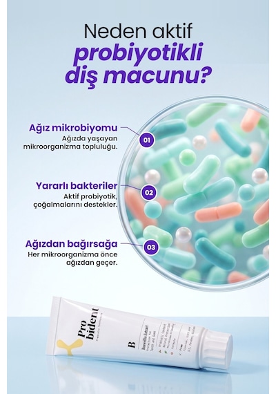 Probident Akgünlük Özütü İlaveli Probiyotik Diş Macunu 75 ML