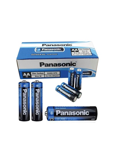 AYT Ticaret HT-101 PANASONIC MANGANEZ AA KALEM PİL 60LI PAKET  (R6BE/4PS)
