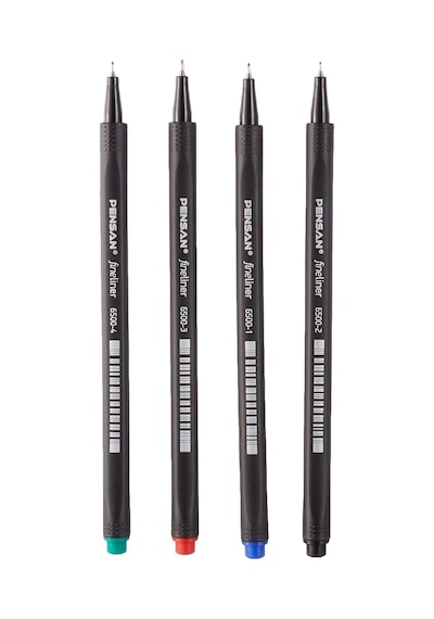 Pe6500flmsky4s 6500 Fineliner 4 Lü Set