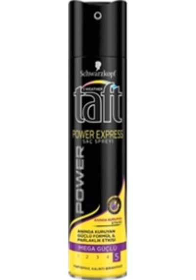 Taft Power Ekspres Mega Güçlü Saç Spreyi 250 ML