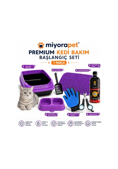 Kedi Premium Set 7 Parça