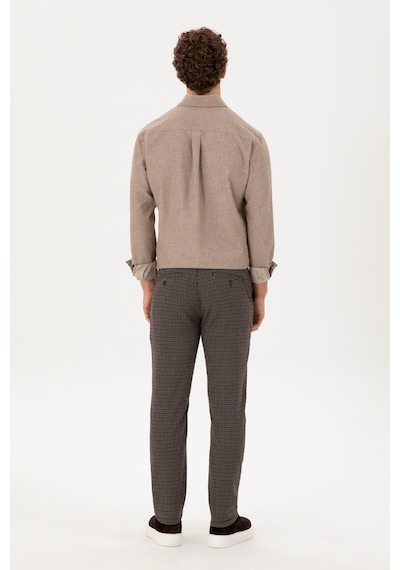 U.s. Polo Assn. Erkek Mor Pantolon Kanvas-chino 50291198-vr038 Mor