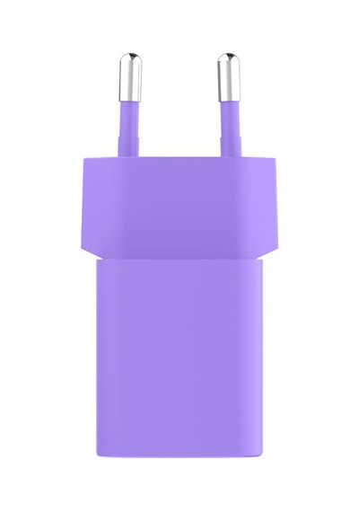 Ttec Smartcharger Gan 20w Pd Seyahat Hızlı Şarj Aleti + Usb-c - Usb-c 3a Kablo Neon - Mor