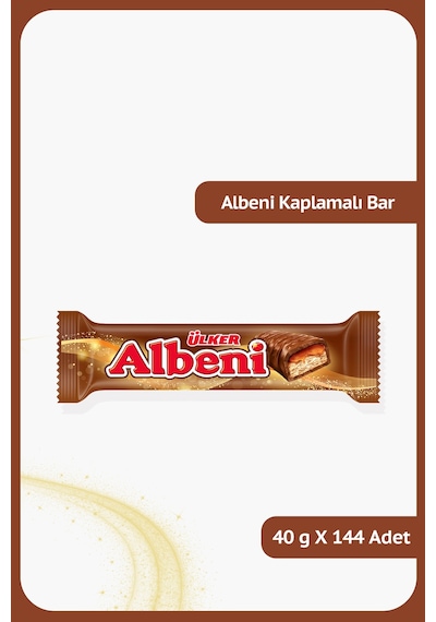 Ülker Albeni Çikolata Kaplamalı Bar 144 x 40 G